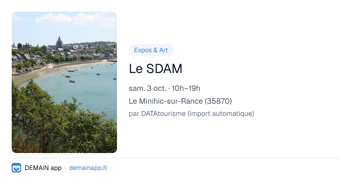 Le SDAM — Le Minihic-sur-Rance