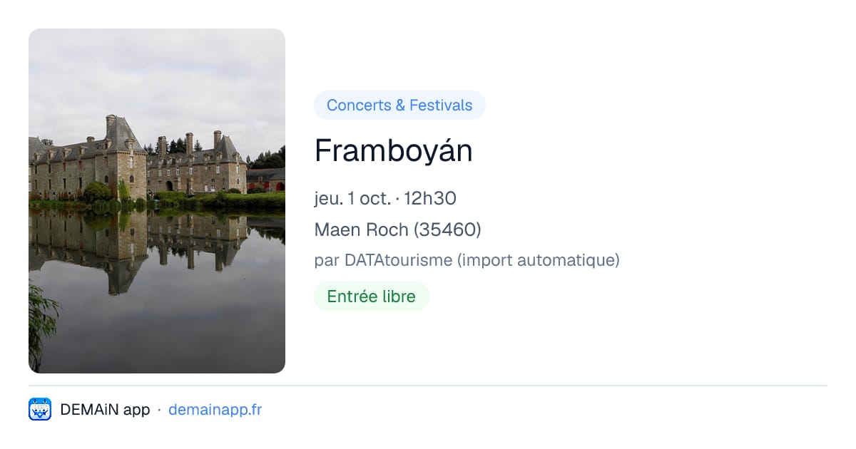 Framboyán — Maen Roch