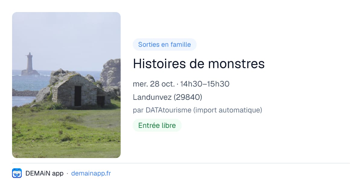 Histoires de monstres — Landunvez