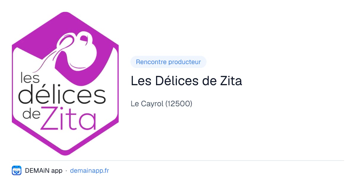 Les Délices de Zita — Le Cayrol