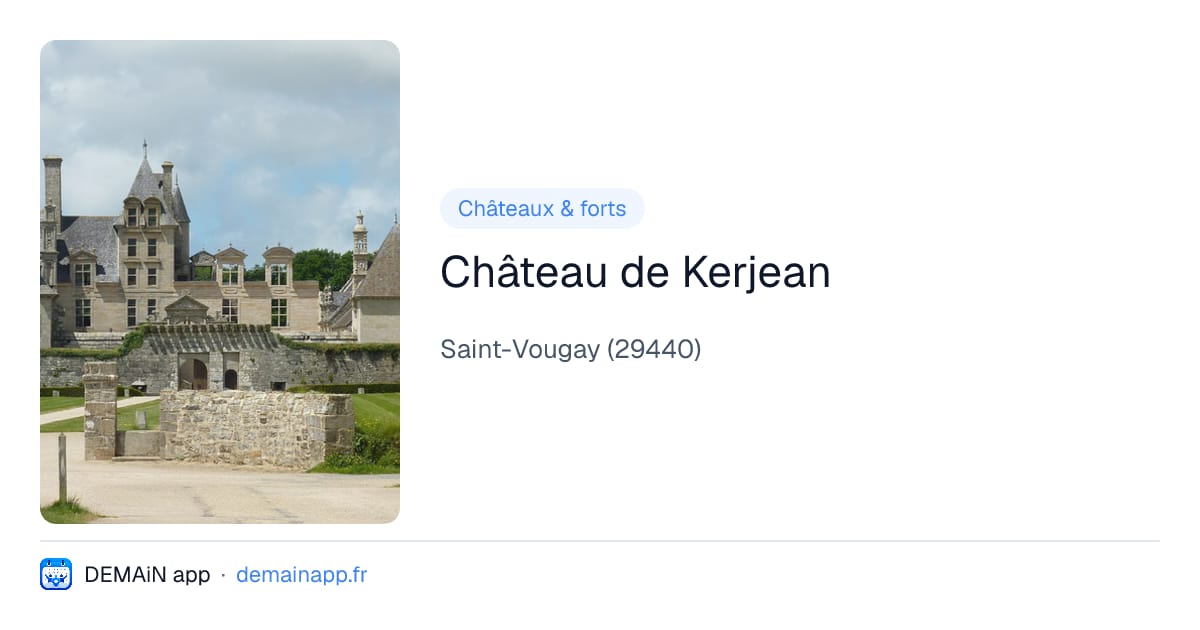 Château de Kerjean — Saint-Vougay