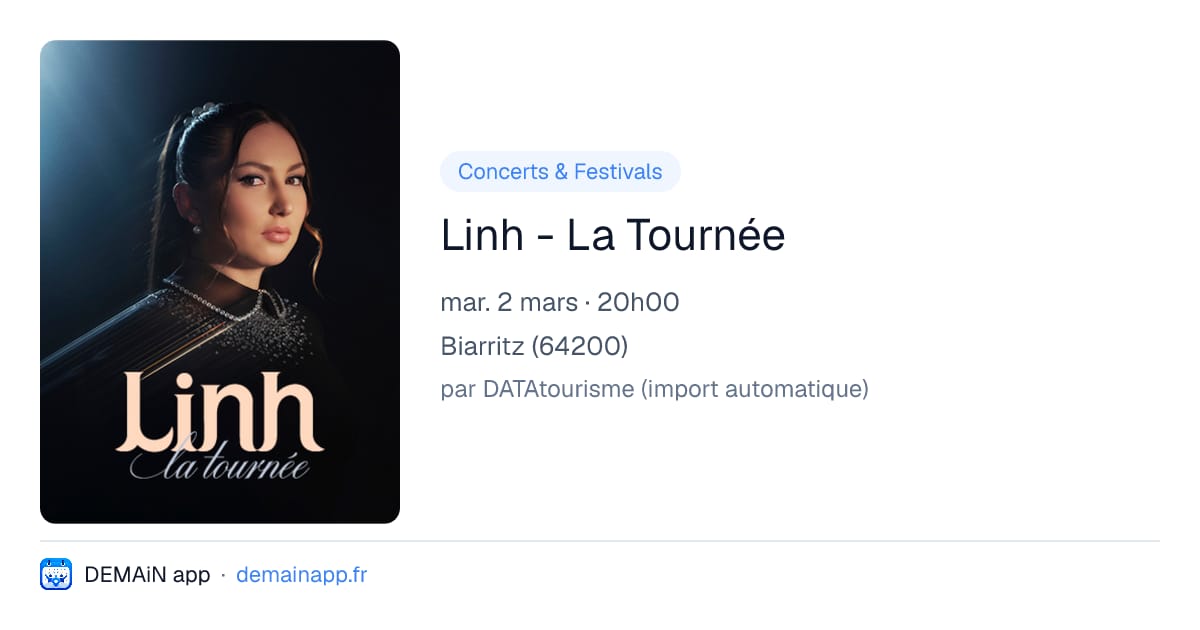 Linh - La Tournée — Biarritz