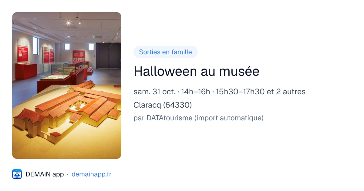 Halloween au musée — Claracq