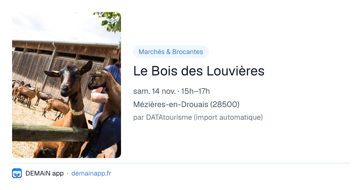 Le Bois des Louvières — Mézières-en-Drouais