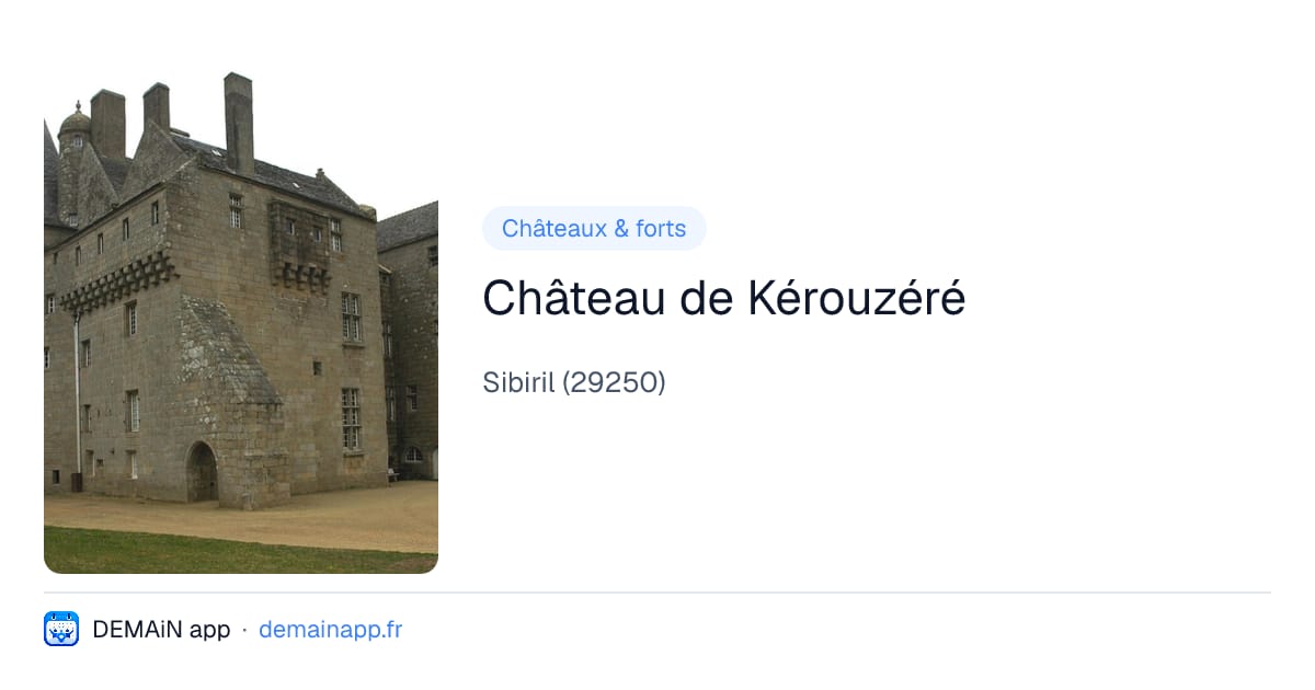Château de Kérouzéré — Sibiril