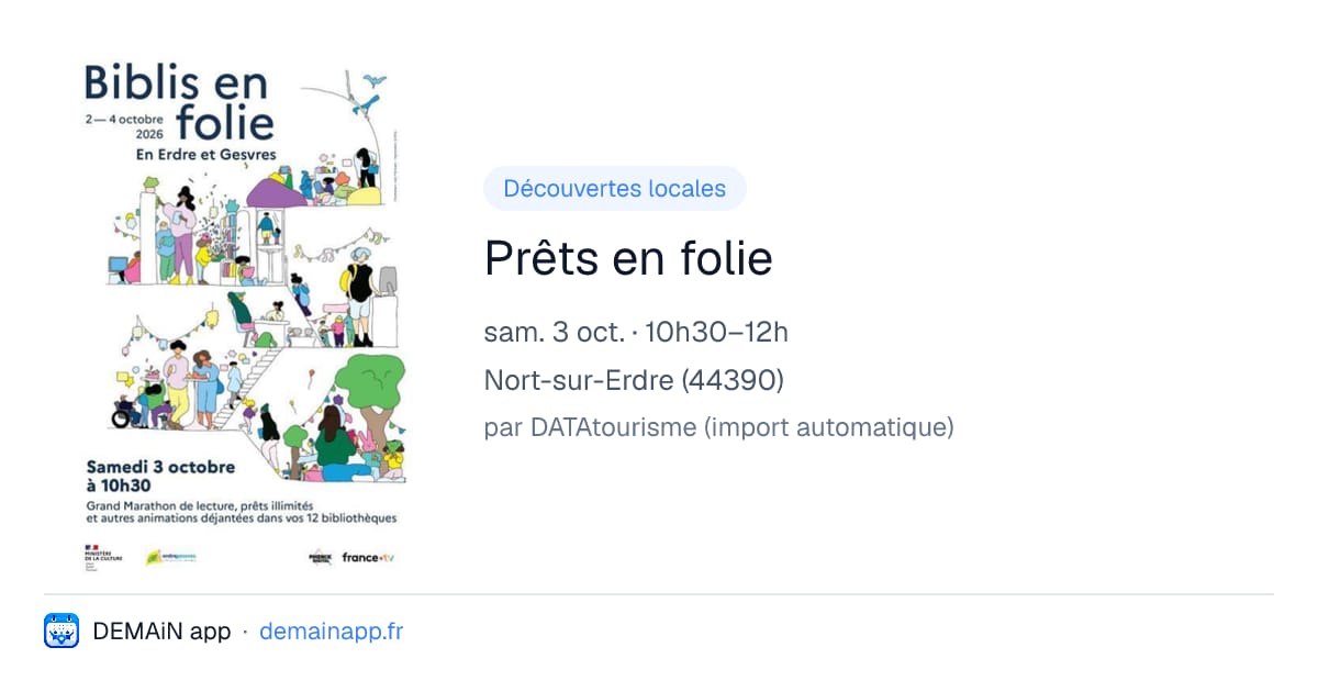Prêts en folie — Nort-sur-Erdre