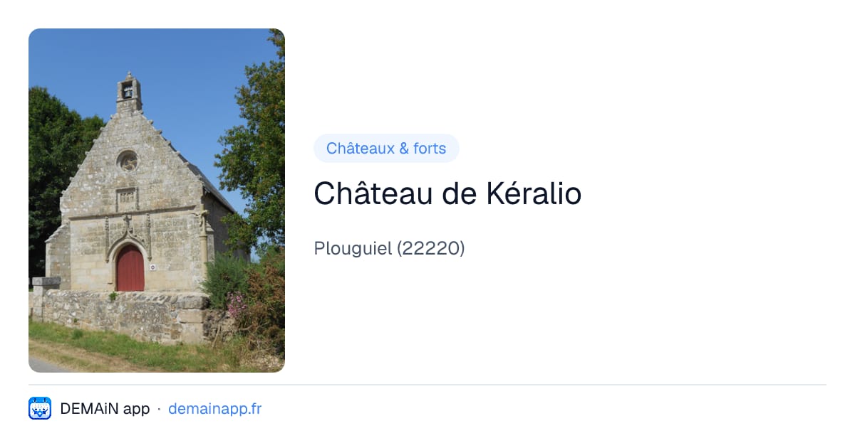 Château de Kéralio — Plouguiel