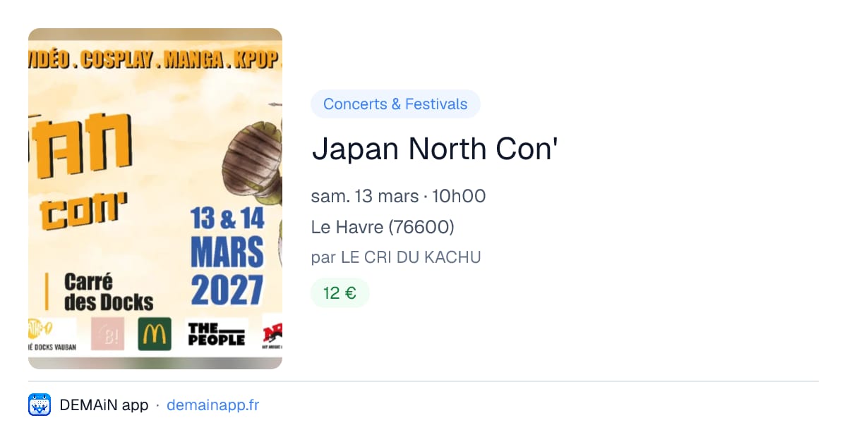 Japan North Con' — Le Havre