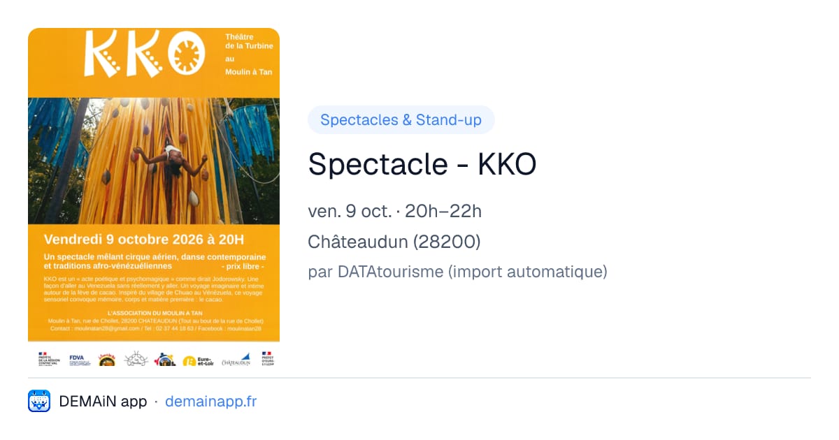 Spectacle - KKO — Châteaudun