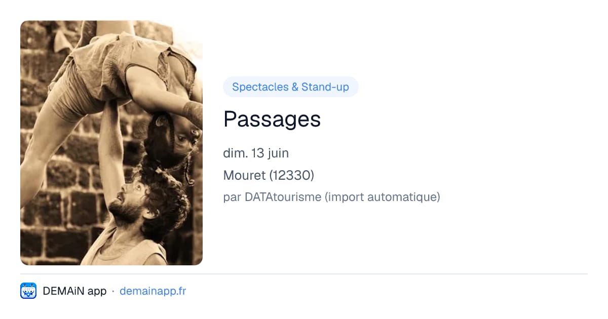 Passages — Mouret