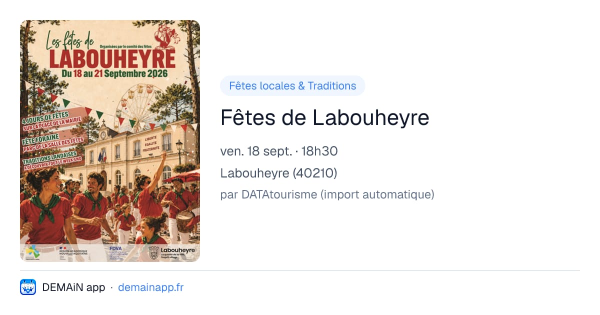 Fêtes de Labouheyre — Labouheyre