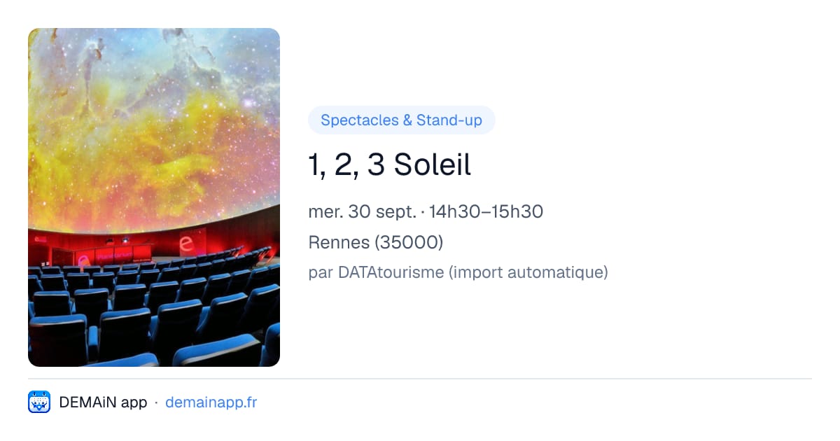 1, 2, 3 Soleil — Rennes