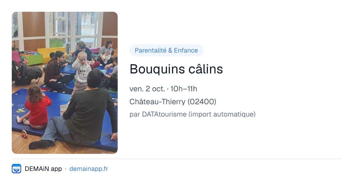 Bouquins câlins — Château-Thierry