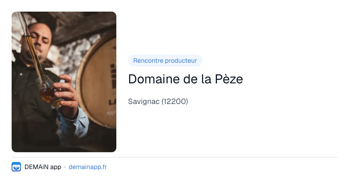 Domaine de la Pèze — Savignac