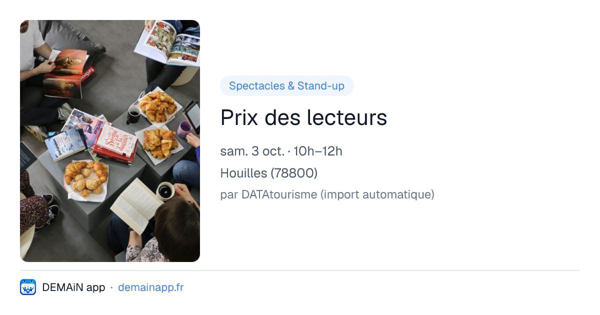Prix des lecteurs — Houilles