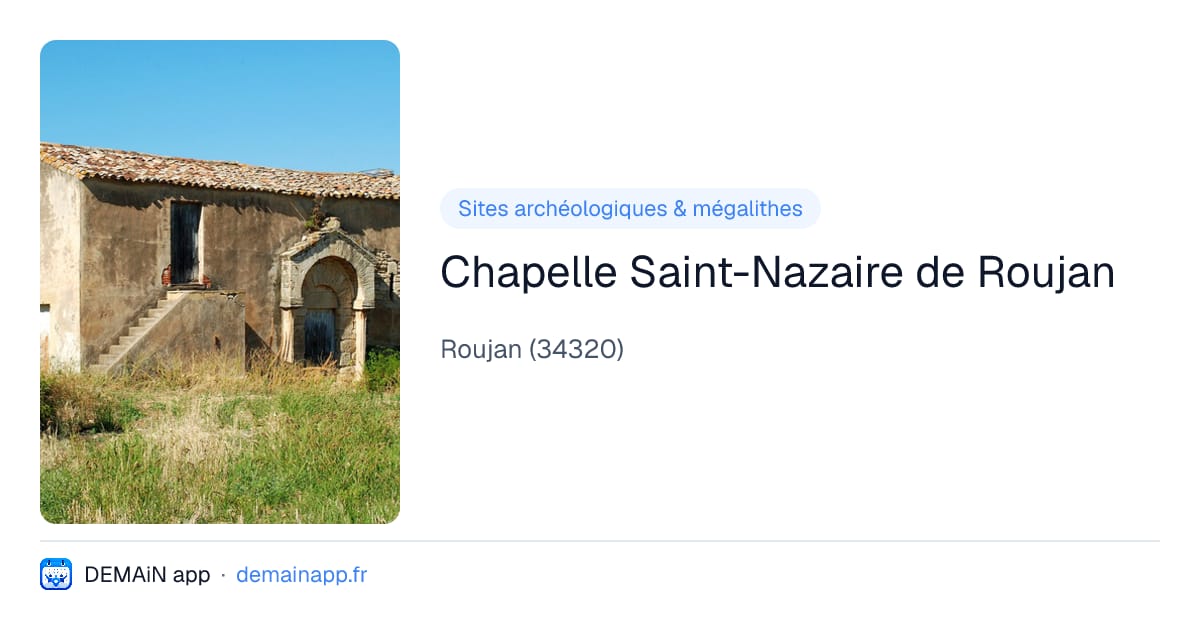 Chapelle Saint-Nazaire de Roujan — Roujan