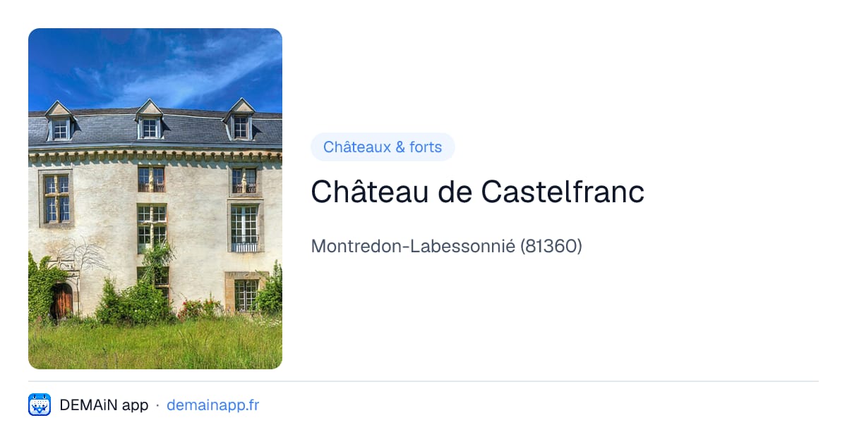 Château de Castelfranc — Montredon-Labessonnié