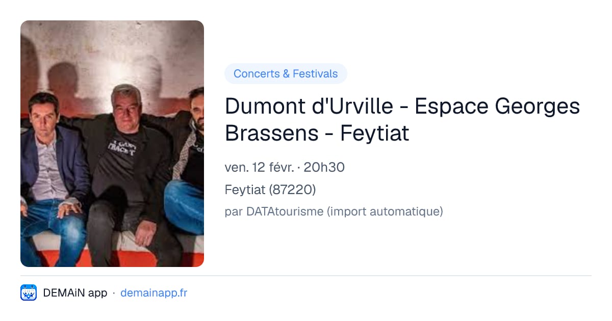 Dumont d'Urville - Espace Georges Brassens - Feytiat — Feytiat