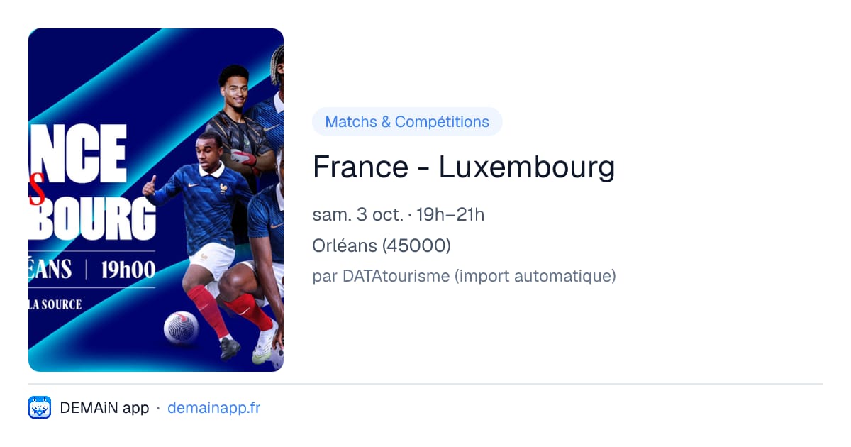 France - Luxembourg — Orléans
