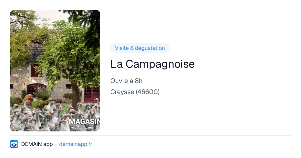 La Campagnoise — Creysse