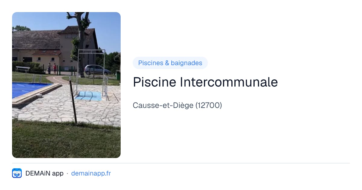 Piscine Intercommunale — Causse-et-Diège