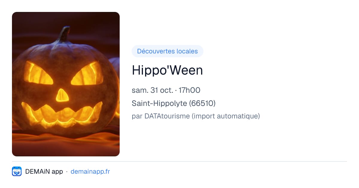 Hippo'Ween — Saint-Hippolyte