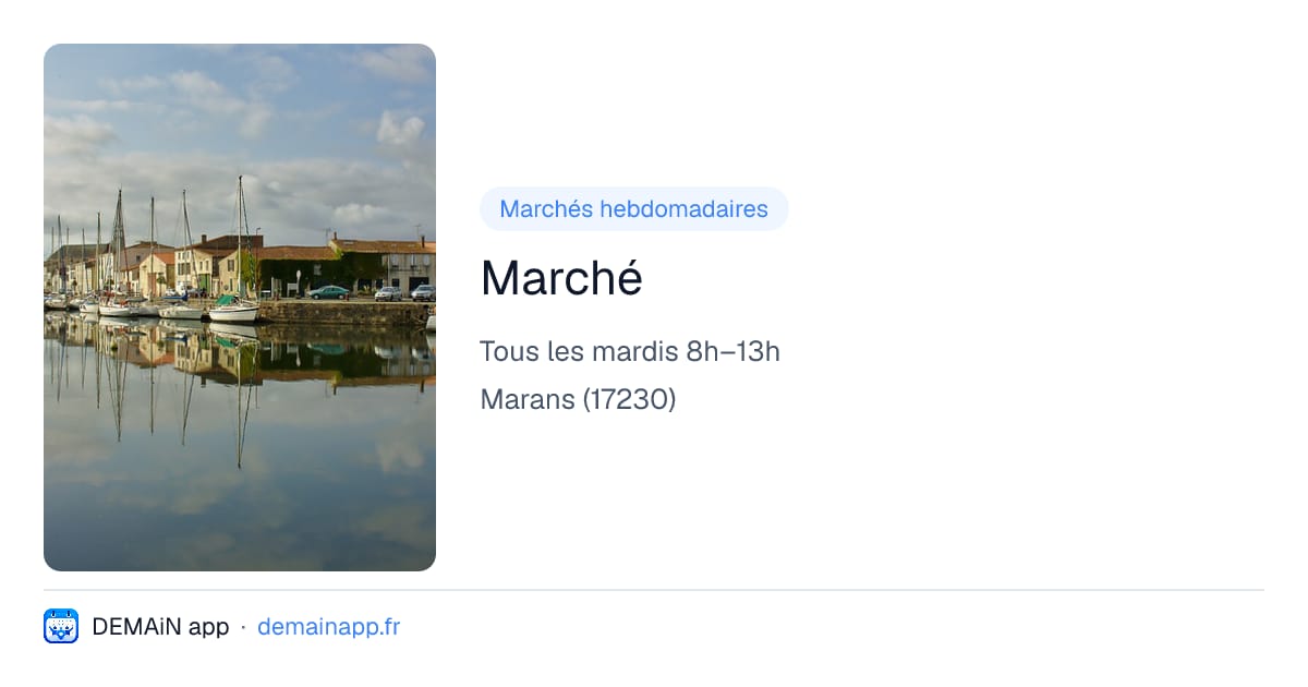 Marché — Marans