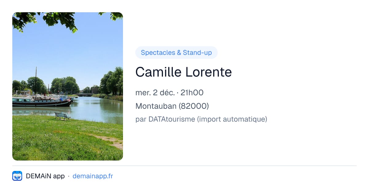 Camille Lorente — Montauban
