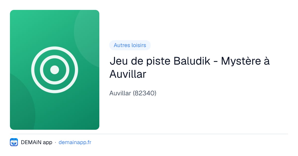Jeu de piste Baludik - Mystère à Auvillar — Auvillar