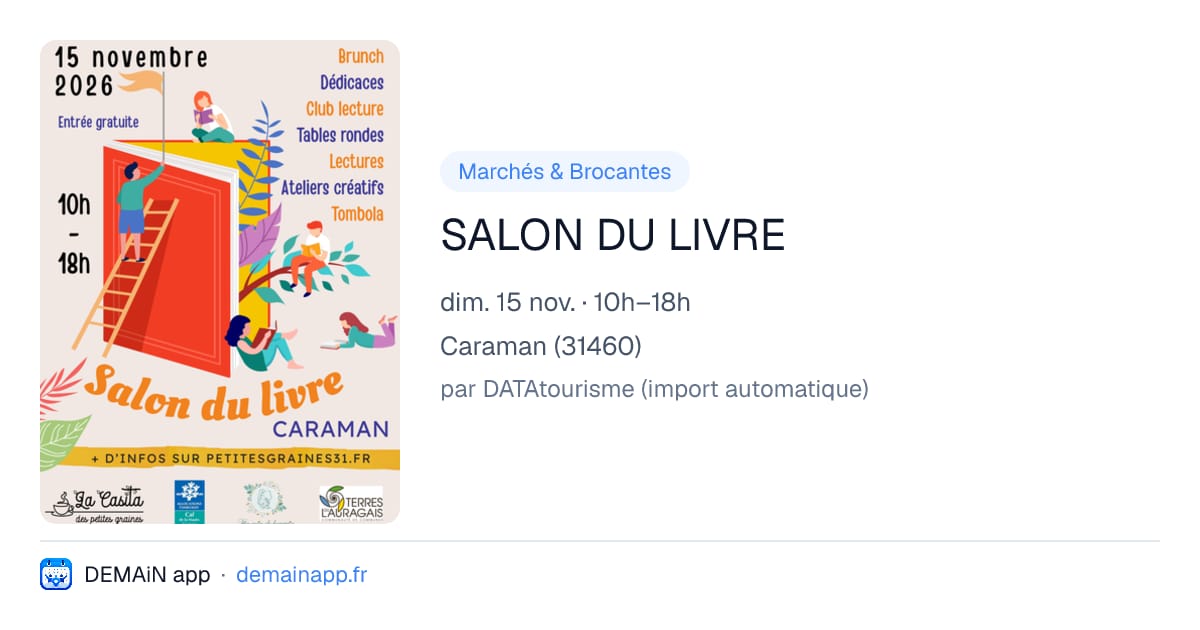 SALON DU LIVRE — Caraman