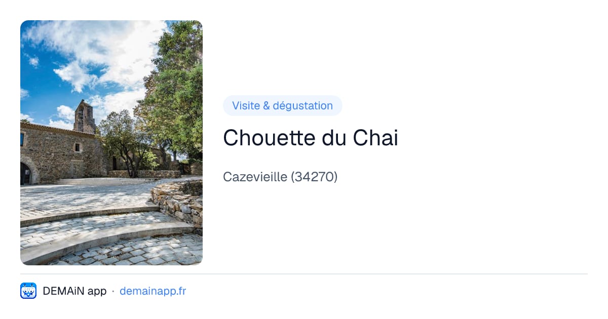 Chouette du Chai — Cazevieille