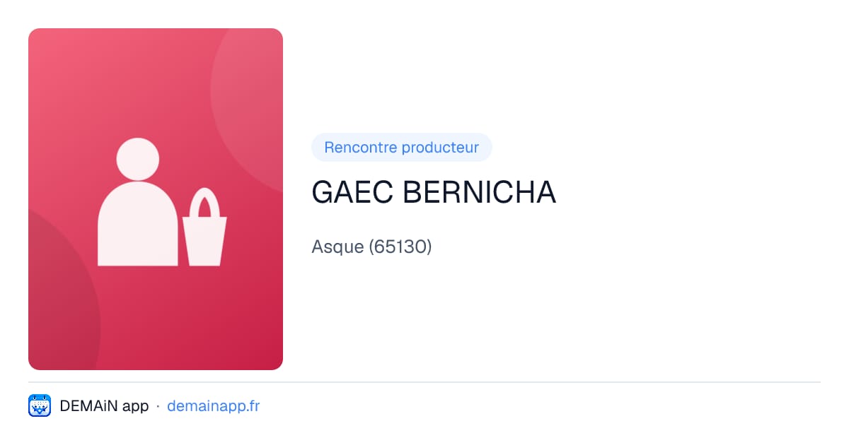 GAEC BERNICHA — Asque