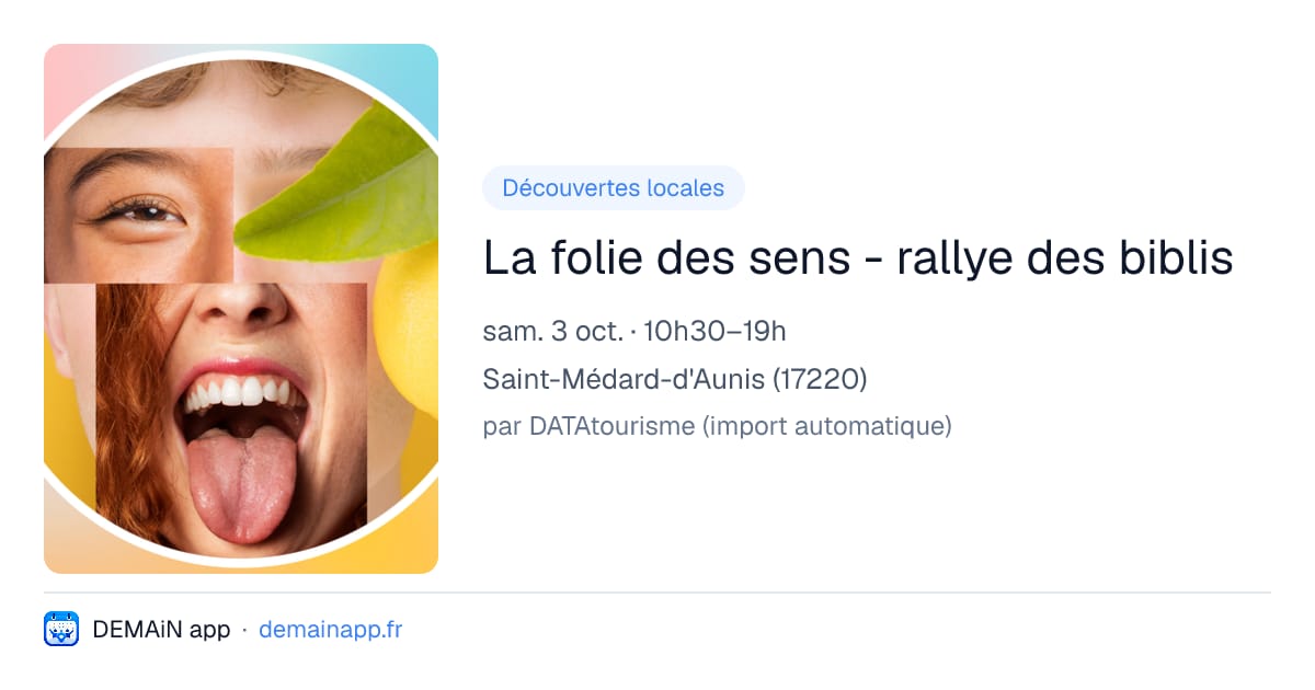 La folie des sens - rallye des biblis — Saint-Médard-d'Aunis