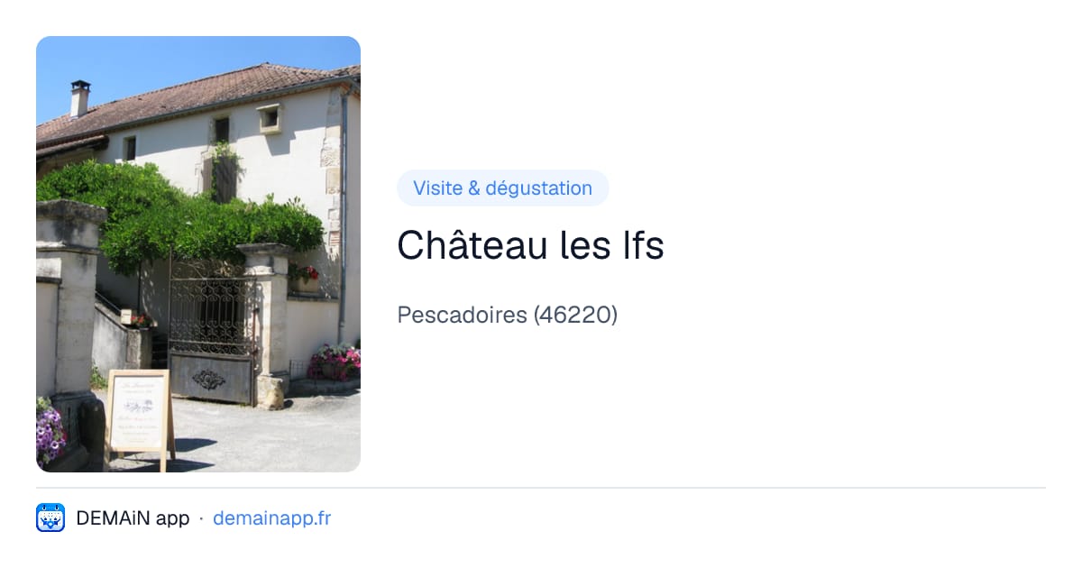Château les Ifs — Pescadoires