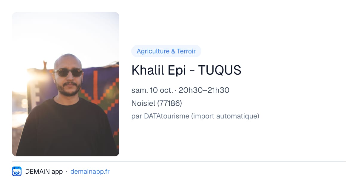 Khalil Epi - TUQUS — Noisiel