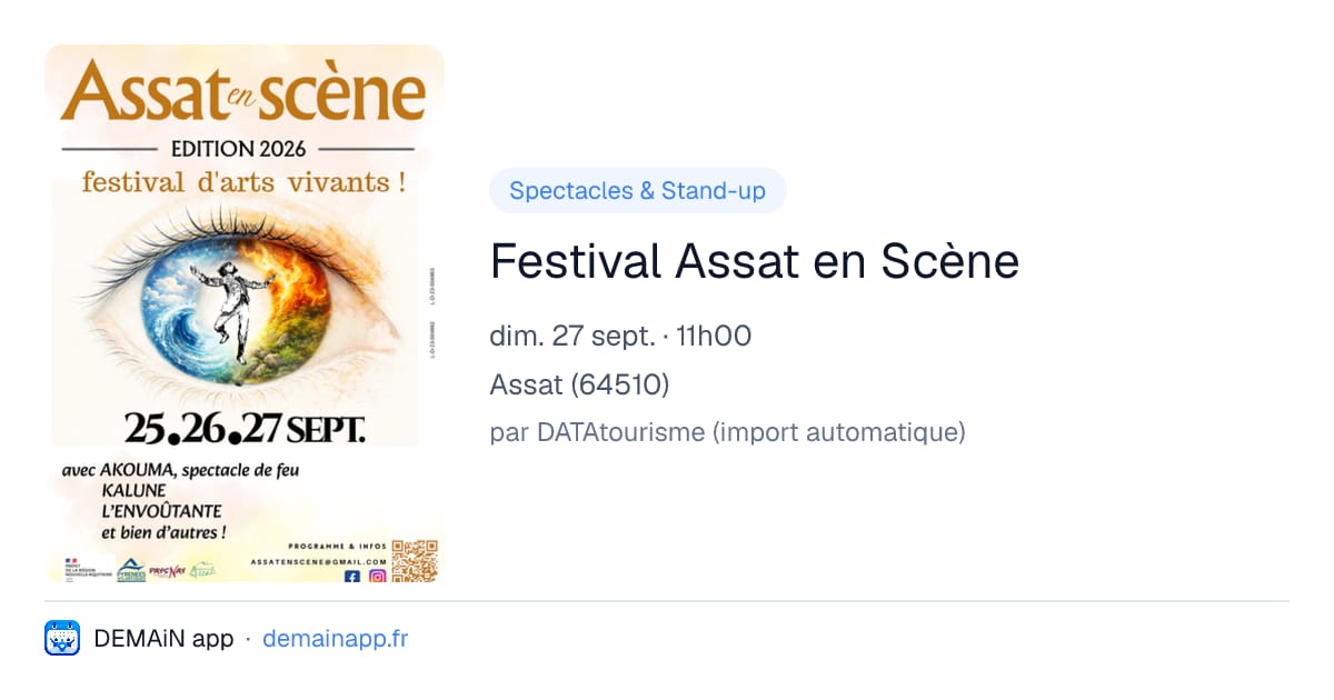 Festival Assat en Scène — Assat