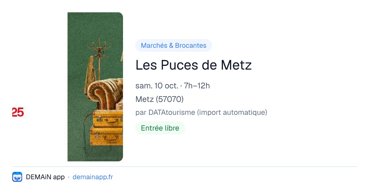 Les Puces de Metz — Metz