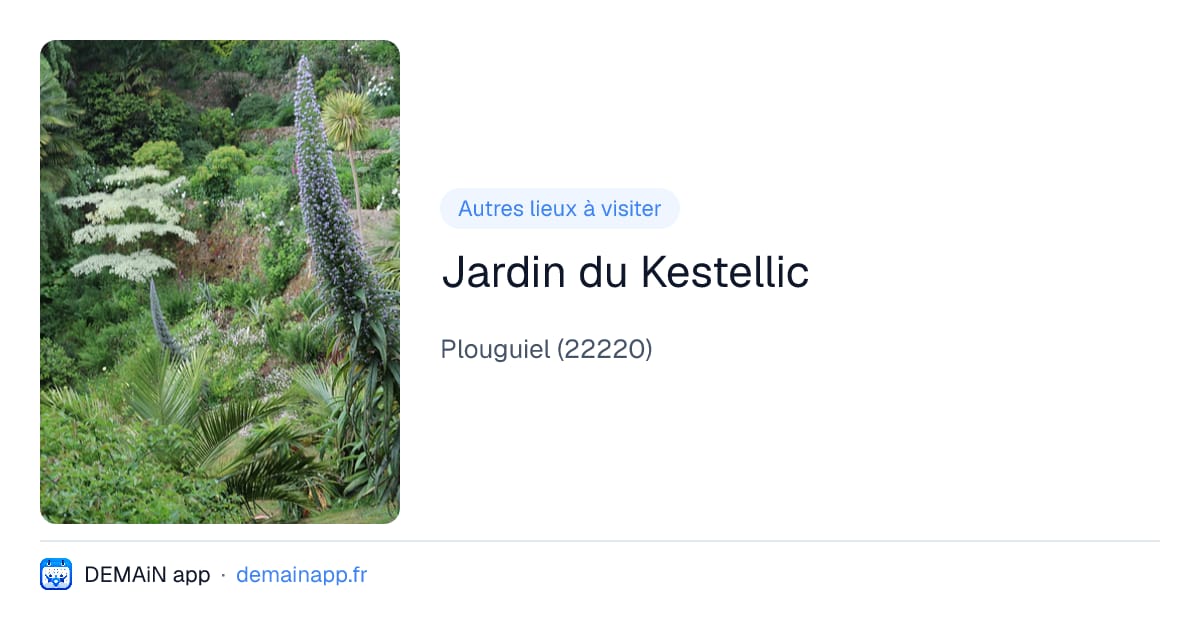 Jardin du Kestellic — Plouguiel