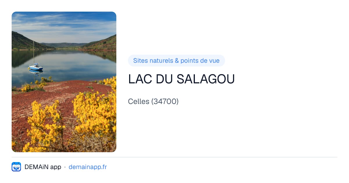 LAC DU SALAGOU — Celles