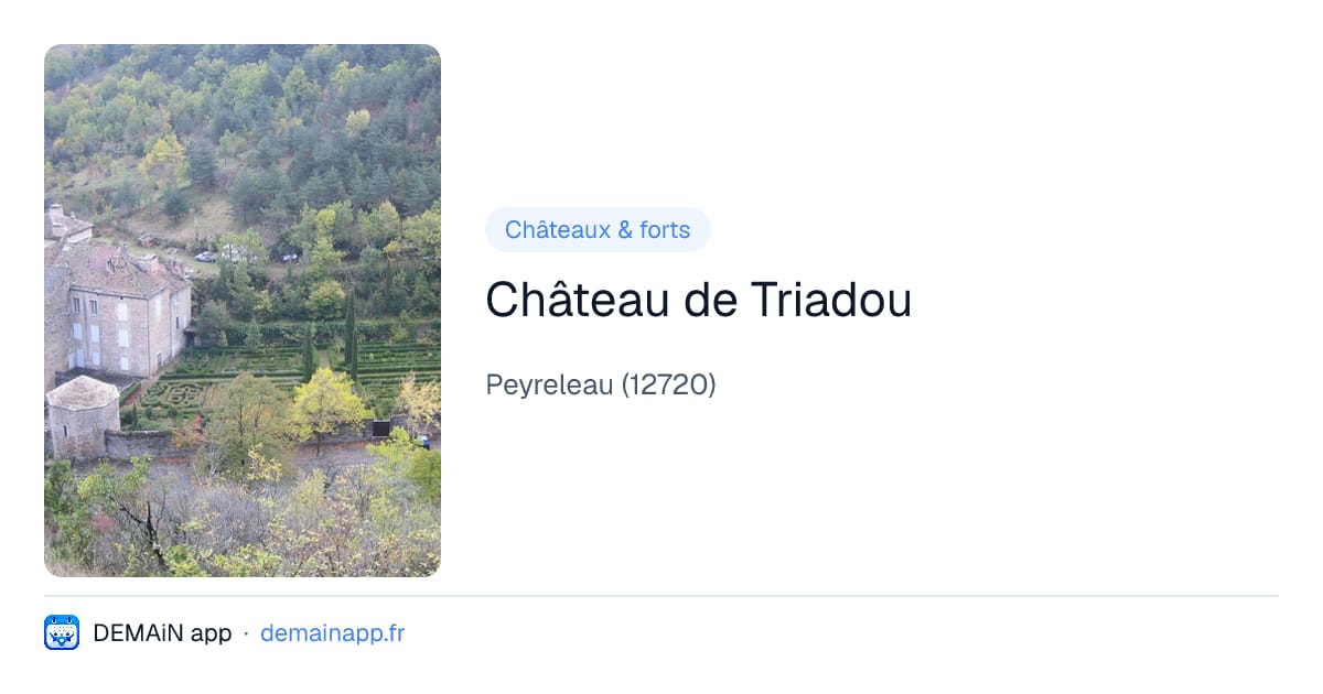 Château de Triadou — Peyreleau