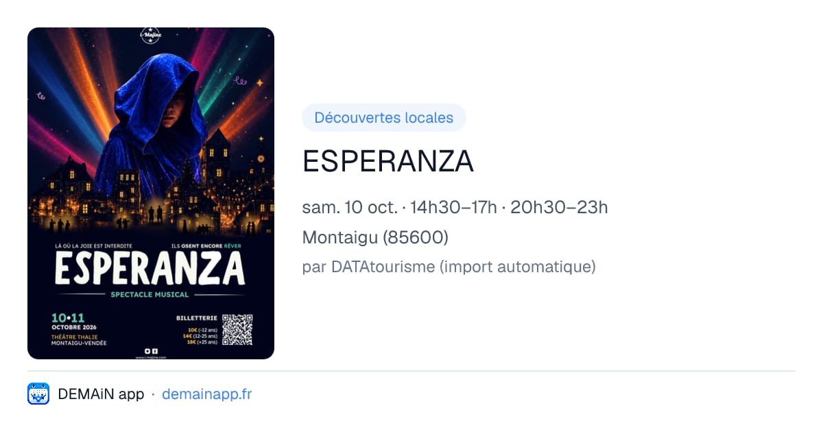 ESPERANZA — Montaigu