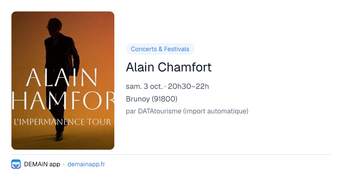 Alain Chamfort — Brunoy
