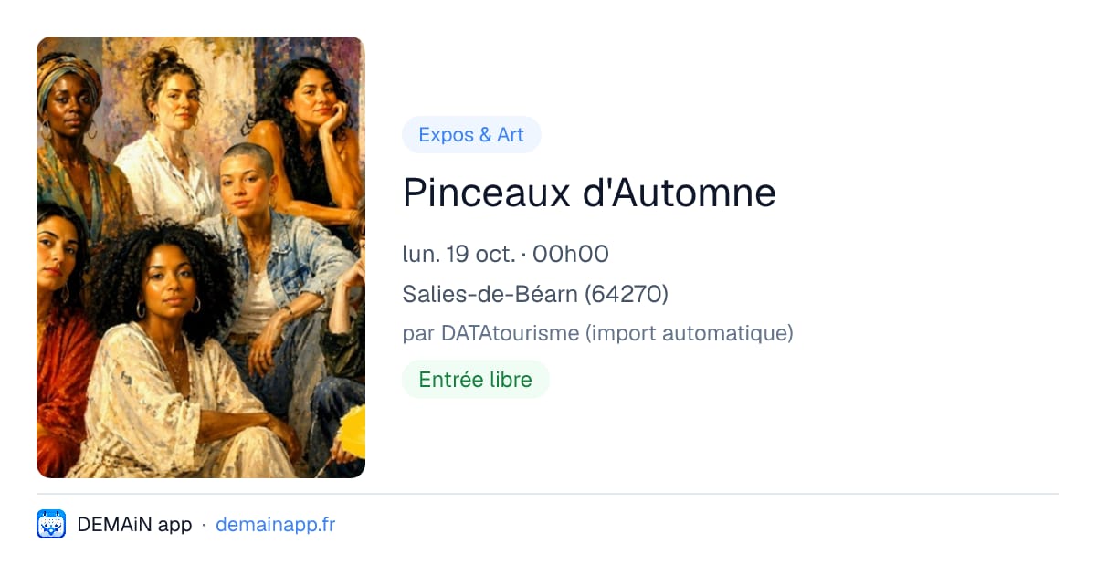 Pinceaux d'Automne — Salies-de-Béarn