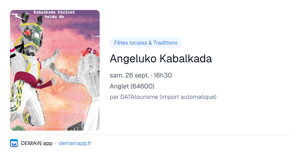 Angeluko Kabalkada — Anglet