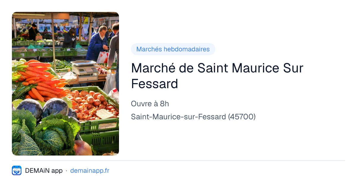 Marché de Saint Maurice Sur Fessard — Saint-Maurice-sur-Fessard