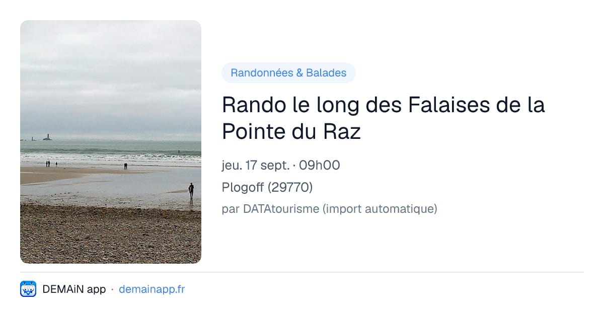 Rando le long des Falaises de la Pointe du Raz — Plogoff