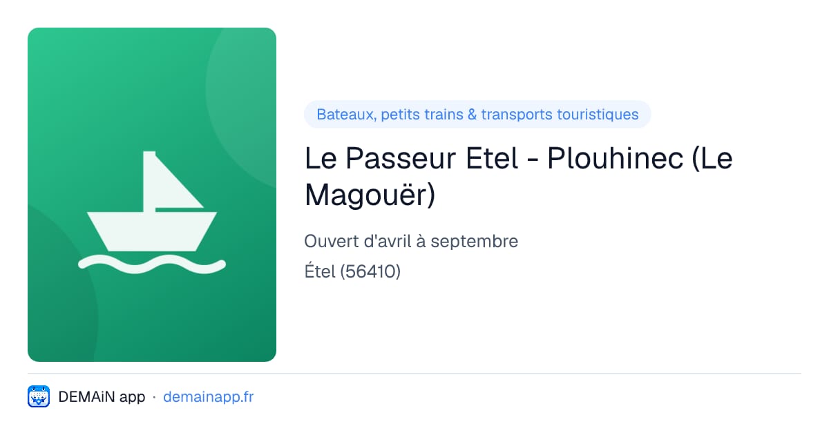 Le Passeur Etel - Plouhinec (Le Magouër) — Étel