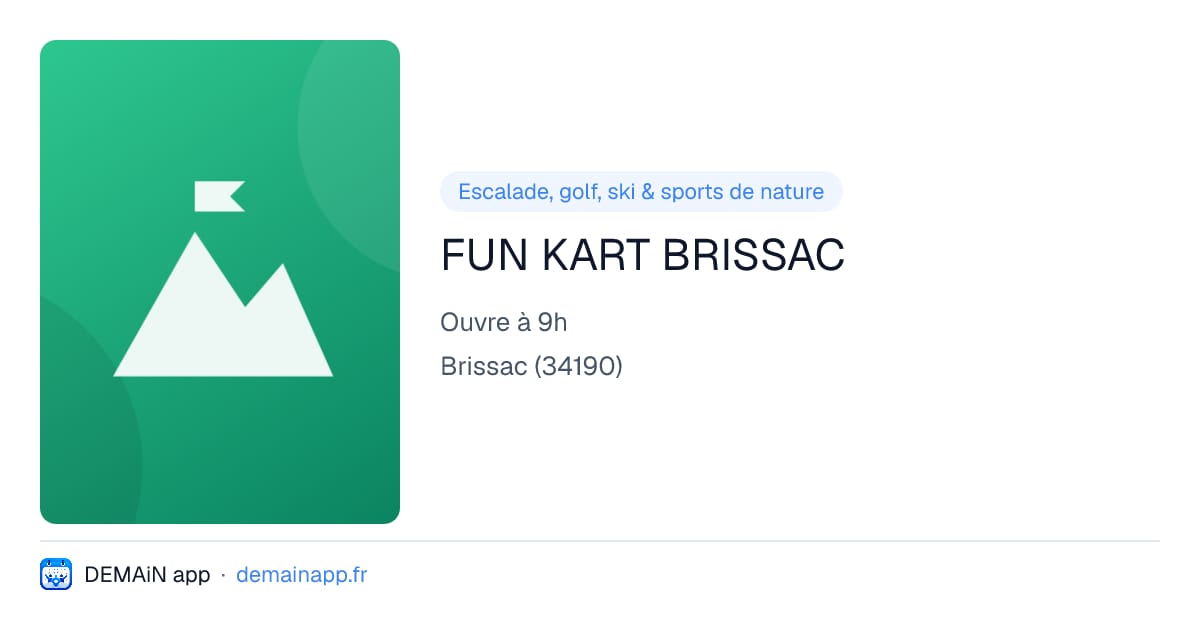 FUN KART BRISSAC — Brissac