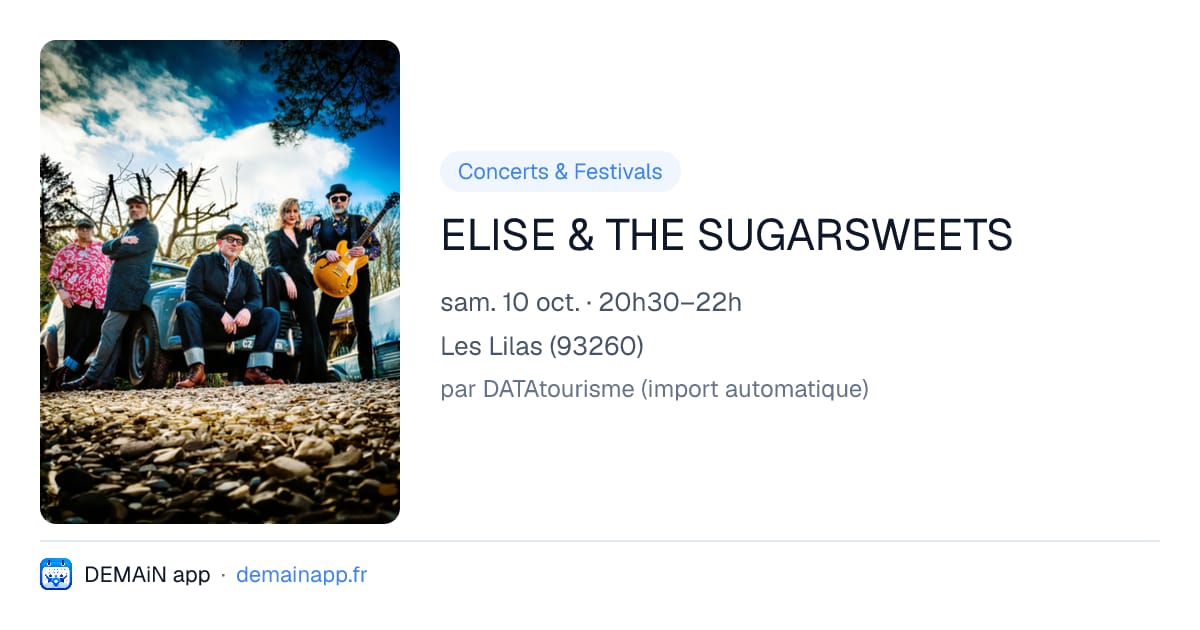 ELISE & THE SUGARSWEETS — Les Lilas