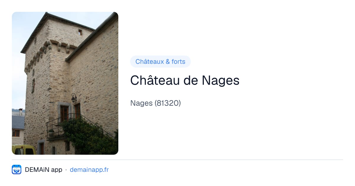 Château de Nages — Nages
